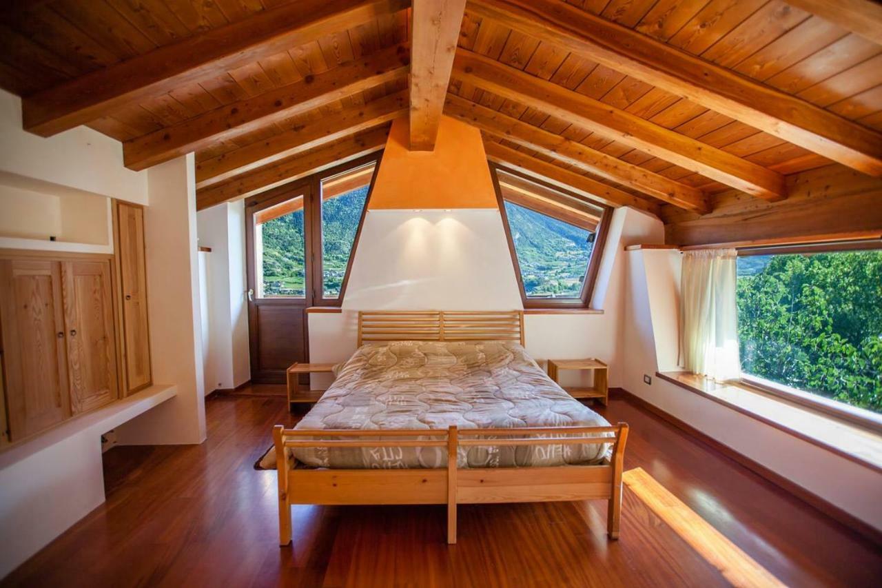 Casa Panoramica Aosta Exterior foto