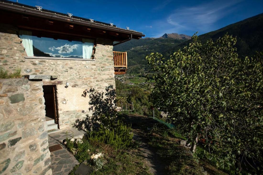 Casa Panoramica Aosta Exterior foto